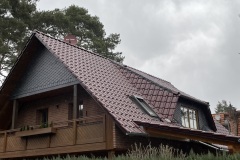 Fassade und Ziegeldach